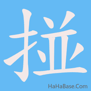 《掽》的筆順動畫寫字動畫演示