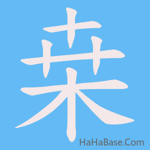 《桒》的筆順動畫寫字動畫演示