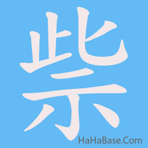 《祡》的筆順動畫寫字動畫演示