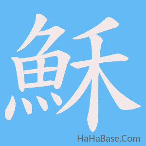 《穌》的筆順動畫寫字動畫演示
