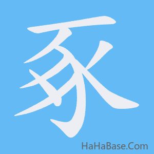 《豖》的筆順動畫寫字動畫演示