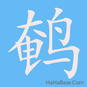 《鹌》的筆順動畫寫字動畫演示